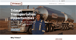 Desktop Screenshot of careers.trimac.com